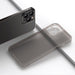 Baseus Frosted Glass Case Cover for iPhone 13 Pro Max Hard Cover with Gel Frame Transparent (ARWS000802) - Cell phone