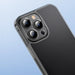 Baseus Frosted Glass Case Cover for iPhone 13 Pro Max Hard Cover with Gel Frame black (ARWS001101) - Cell phone cases