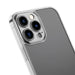 Baseus Frosted Glass Case Cover for iPhone 13 Pro Max Hard Cover with Gel Frame Transparent (ARWS000202) - Cell phone