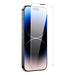 Baseus Full Screen Tempered Glass for iPhone 14 Pro Max with Speaker Cover 0.4mm + Mounting Kit - Cell phone tempered