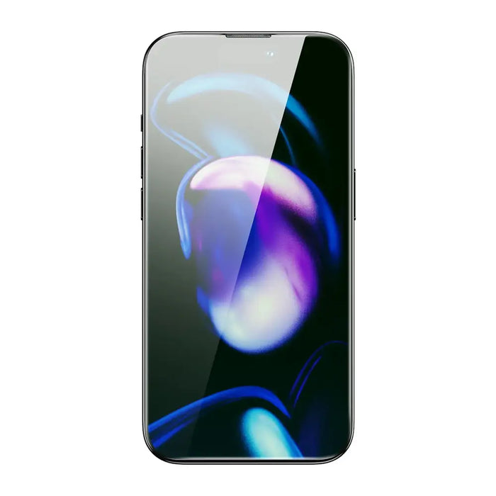Baseus Full Screen Tempered Glass for iPhone 14 Pro with Anti Blue Light Filter and 0.3mm Speaker Cover + Mounting