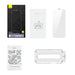 Baseus Full Screen Tempered Glass for iPhone 14 Pro with Speaker Cover 0.4mm + Mounting Kit - Cell phone tempered