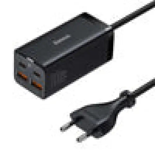 Baseus GaN3 Pro wall charger 2xUSB-C + 2xUSB 100W (black) - mains chargers<<<Chargers<<<GSM