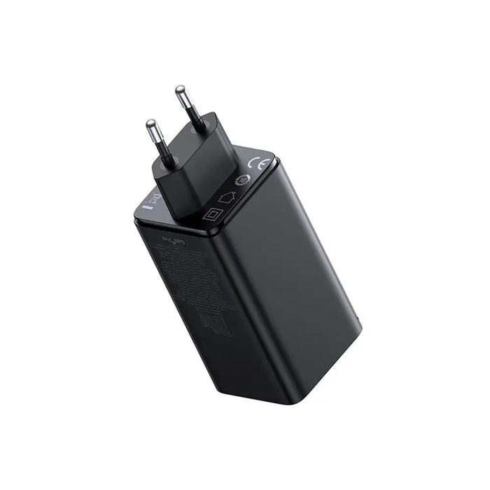 Baseus GaN6 Pro Charger 100W 2 x USB-C 2 x USB-A with Black USB-C Cable 100W 1m - Black - Cell phone USB