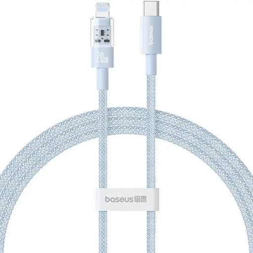 Baseus Gem USB-C - Lightning PD 20W - cable for charging and synchronising Apple devices 1m (blue) - USB