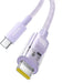 Baseus Gem USB C to USB C fast charging cable 1 m 100 W Purple - USB cablesAKG-KAB<<<GSM accessoriesAKG<<<ActionPL