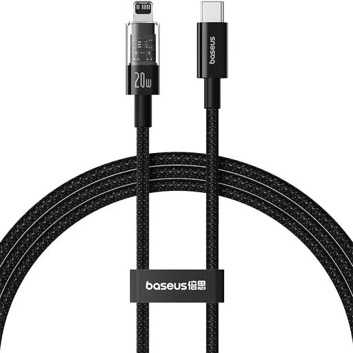 Baseus Gem USB-C to iP fast charging cable 1 m 20 W Black - USB cablesAKG-KAB<<<GSM accessoriesAKG<<<ActionPL