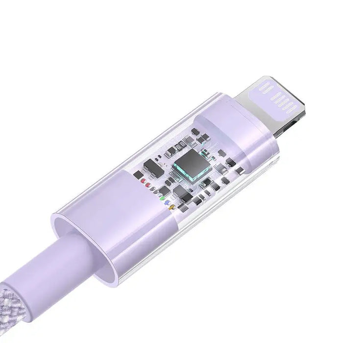 Baseus Gem USB-C to iP fast charging cable 1 m 20 W Purple - USB cablesAKG-KAB<<<GSM accessoriesAKG<<<ActionPL