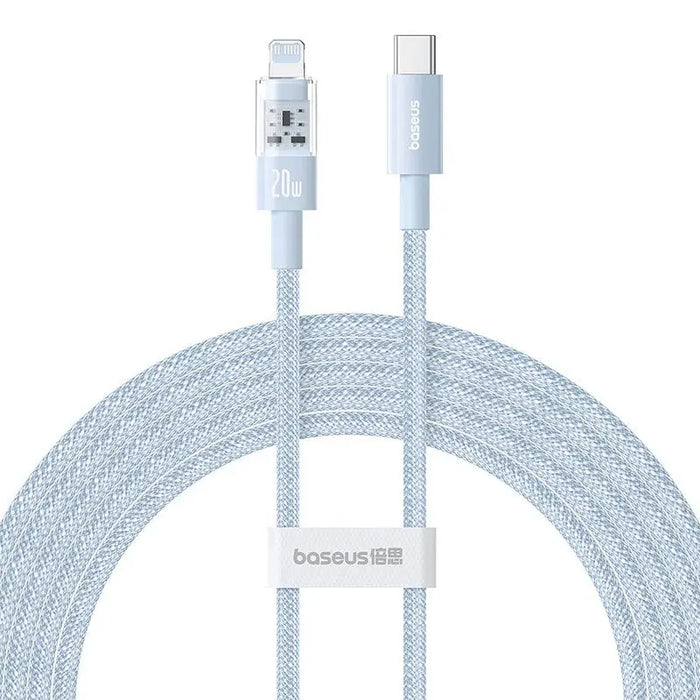 Baseus Gem USB-C to iP fast charging cable 2 m 20 W Blue - USB cablesAKG-KAB<<<GSM accessoriesAKG<<<ActionPL