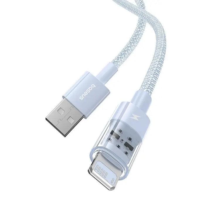 Baseus Gem USB to IP 2.4A fast charging cable 1 m Blue - USB cablesAKG-KAB<<<GSM accessoriesAKG<<<ActionPL