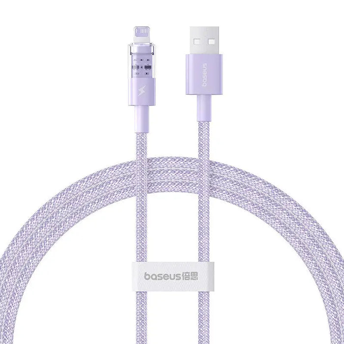 Baseus Gem USB to IP 2.4A fast charging cable 1 m Purple - USB cablesAKG-KAB<<<GSM accessoriesAKG<<<ActionPL