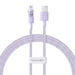 Baseus Gem USB to IP 2.4A fast charging cable 1 m Purple - USB cablesAKG-KAB<<<GSM accessoriesAKG<<<ActionPL