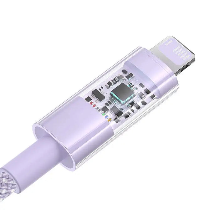 Baseus Gem USB to IP 2.4A fast charging cable 1 m Purple - USB cablesAKG-KAB<<<GSM accessoriesAKG<<<ActionPL