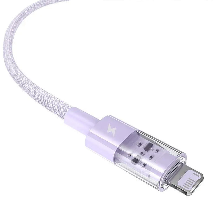 Baseus Gem USB to IP 2.4A fast charging cable 1 m Purple - USB cablesAKG-KAB<<<GSM accessoriesAKG<<<ActionPL