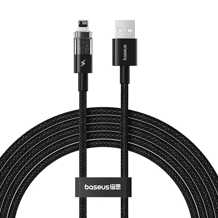 Baseus Gem USB to IP 2.4A fast charging cable 2 m Black - USB cablesAKG-KAB<<<GSM accessoriesAKG<<<ActionPL