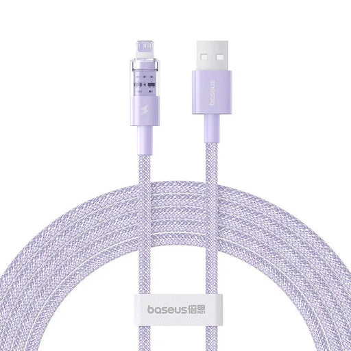 Baseus Gem USB to IP 2.4A fast charging cable 2 m Purple - USB cablesAKG-KAB<<<GSM accessoriesAKG<<<ActionPL
