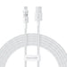 Baseus Gem USB to IP 2.4A fast charging cable 2 m White - USB cablesAKG-KAB<<<GSM accessoriesAKG<<<ActionPL