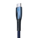 Baseus Glimmer Series fast charging cable USB-A - USB-C 100W 480Mbps 1m blue - Cell phone cables<<<HurtelXML