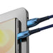 Baseus Glimmer Series fast charging cable USB-A - USB-C 100W 480Mbps 1m blue - Cell phone cables<<<HurtelXML