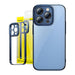 Baseus Glitter Transparent Case and Tempered Glass set for iPhone 14 Pro Max (blue) - For smartphones<<<Tempered glass
