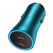 Baseus Golden Contactor Pro car charger 2x USB-C 40W (blue) - Car chargers<<<Chargers<<<GSM