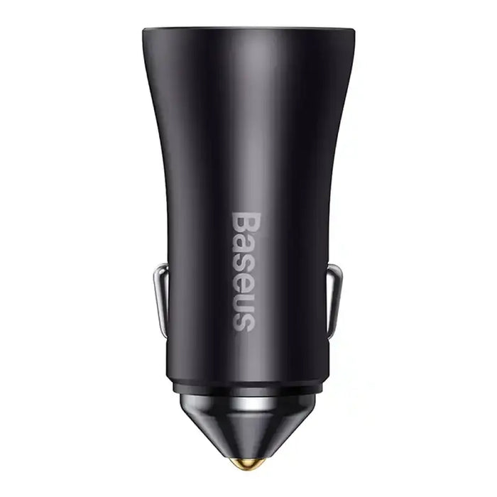 Baseus Golden Contactor Pro car charger 2x USB-C 40W (Dark Gray) - Car chargers<<<Chargers<<<GSM