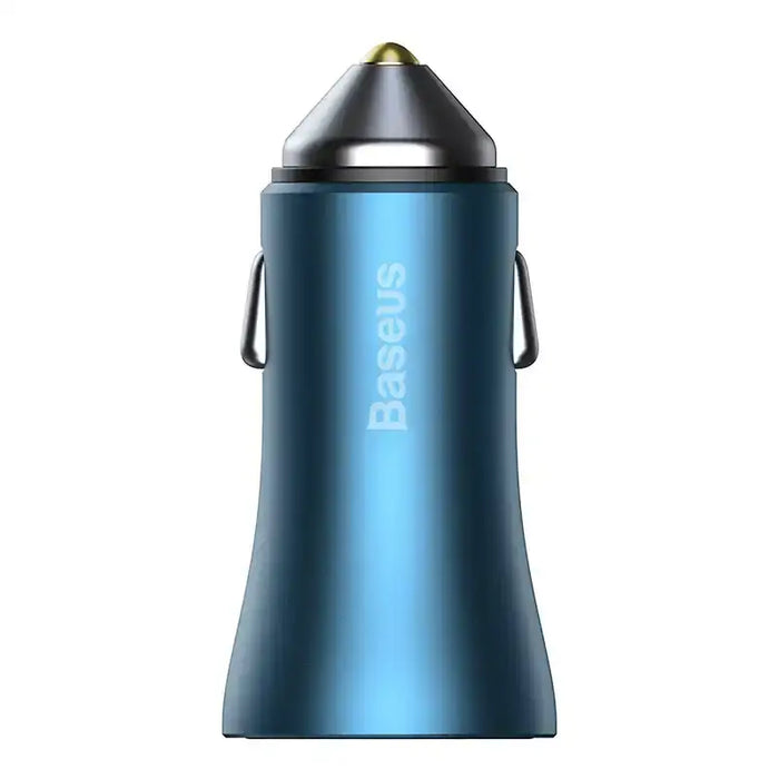 Baseus Golden Contactor Pro car charger USB + USB-C QC4.0+ PD SCP 40W (blue) - Car charger<<<Основна<<<DunaXML&&&Car