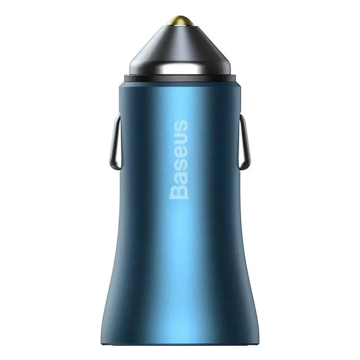 Baseus Golden Contactor Pro car charger USB + USB-C QC4.0+ PD SCP 40W (blue) - Car charger<<<Основна<<<DunaXML&&&Car