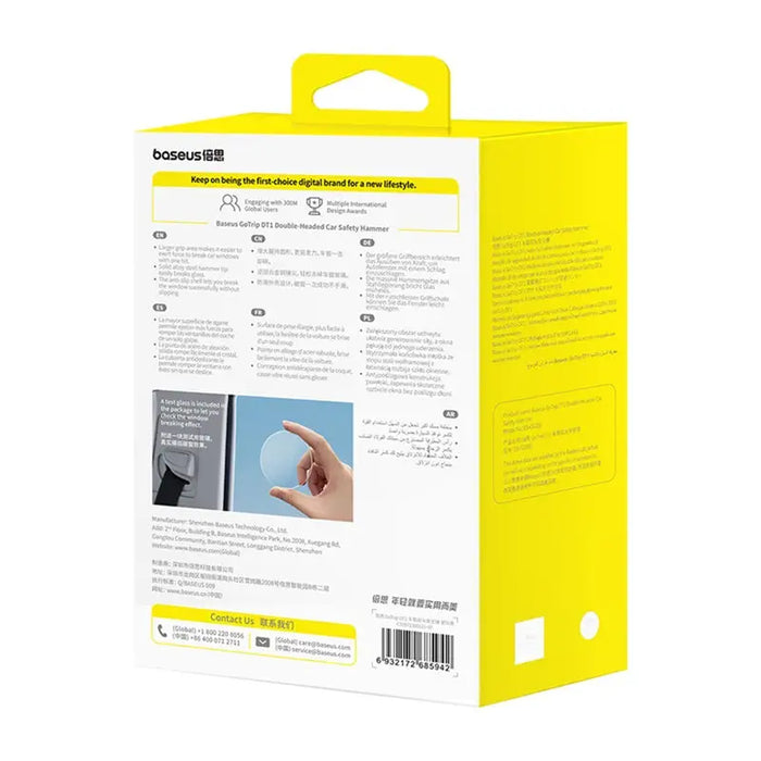 Baseus GoTrip DT1 Car Safety Hammer Black - Other<<<Car accessories<<<InnproXML&&&Other car accessories<<<HurtelXML