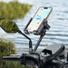 Baseus GoTrip Motorcycle Phone Holder for Mirror with Shock Absorption - Black - *Kategoria