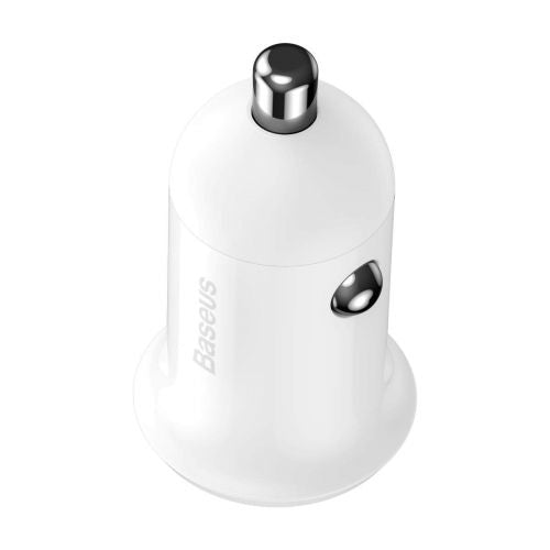 Baseus Grain Pro Car Charger 2x USB 4.8A (white) - Car charger<<<Accessories<<<Основна<<<DunaXML&&&Car