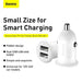 Baseus Grain Pro Car Charger 2x USB 4.8A (white) - Car charger<<<Accessories<<<Основна<<<DunaXML&&&Car