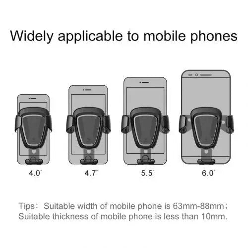 Baseus gravitational grip on the car grid - black - Car mount<<<Accessories<<<Основна<<<DunaXML&&&Phone holders<<<Car