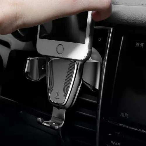 Baseus gravitational grip on the car grid - black - Car mount<<<Accessories<<<Основна<<<DunaXML&&&Phone holders<<<Car