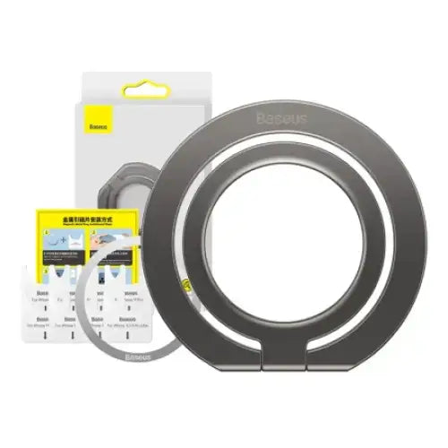Baseus Halo Ring holder for phones (Grey) - Ring holders<<<GSM Accessories<<<InnproXML