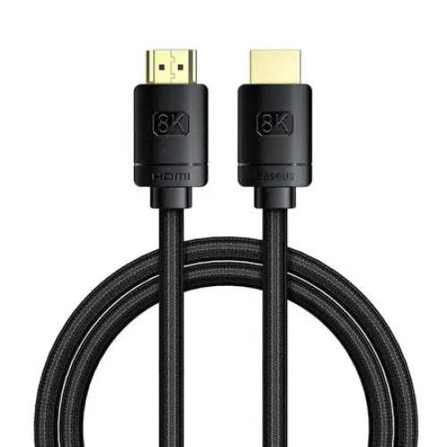 Baseus High Definition Series HDMI 2.1 cable 8K 60Hz 3D HDR 48Gbps 1m (black) - Video cables<<<Cables<<<IT