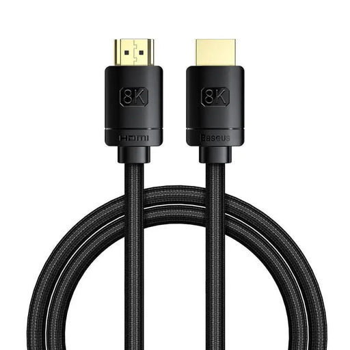 Baseus High Definition Series HDMI 2.1 cable 8K 60Hz 3D HDR 48Gbps 1m (black) - Video cables<<<Cables<<<IT