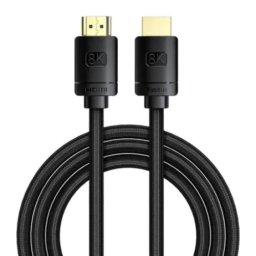 Baseus High Definition Series HDMI 2.1 cable 8K 60Hz 3D HDR 48Gbps 2m (black) - Video cables<<<Cables<<<IT