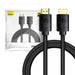 Baseus High Definition Series HDMI 2.1 cable 8K 60Hz 3D HDR 48Gbps 3m (black) - Video cables<<<Cables<<<IT