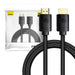 Baseus High Definition Series HDMI 2.1 cable 8K 60Hz 3D HDR 48Gbps 3m (black) - Video cables<<<Cables<<<IT
