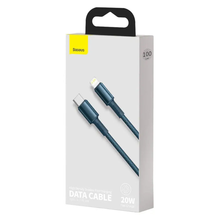 Baseus High Density Braided Cable Type-C to Lightning PD 20W 1m (blue) - USB-C to Lightning<<<USB cables<<<GSM