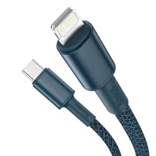 Baseus High Density Braided Cable Type-C to Lightning PD 20W 2m (blue) - USB-C to Lightning<<<USB cables<<<GSM