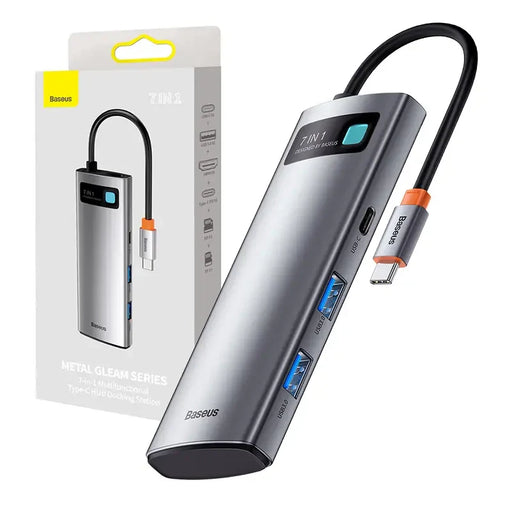 Baseus Hub Adapter 7in1 USB-C to 2x USB 3.0 + HDMI + USB-C PD - Hubs<<<IT Accessories<<<InnproXML&&&USB