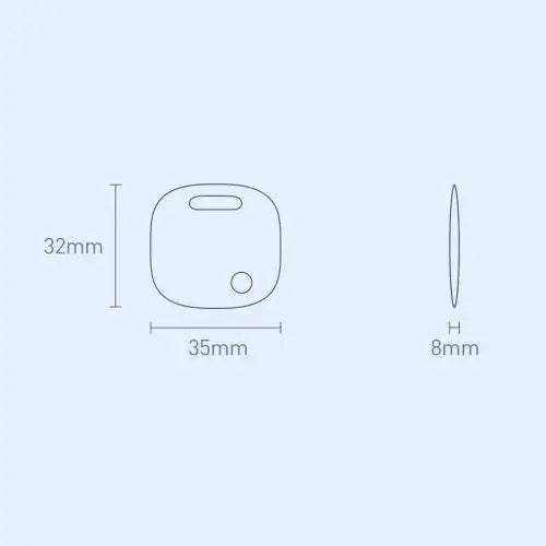 Baseus Intelligent T2 Pro anti-loss device (white) - Home<<<Accessories<<<Основна<<<DunaXML&&&Bluetooth trackers<<<GSM