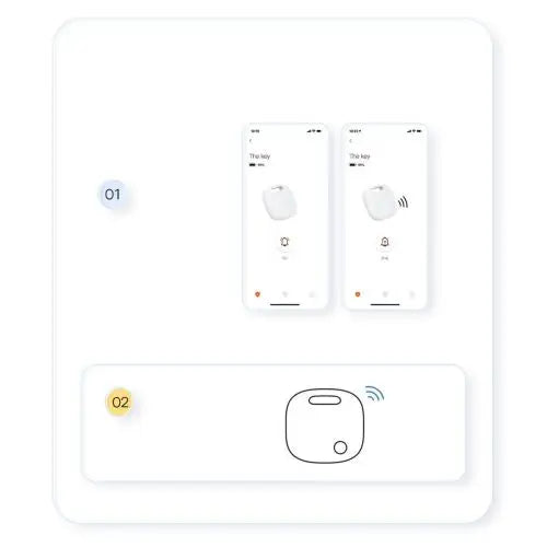 Baseus Intelligent T2 Pro anti-loss device (white) - Home<<<Accessories<<<Основна<<<DunaXML&&&Bluetooth trackers<<<GSM