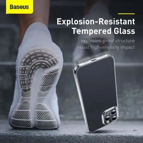 Baseus iPhone 13 Pro case Frosted Glass Protective Transparent (ARWS000102) - iPhone 13