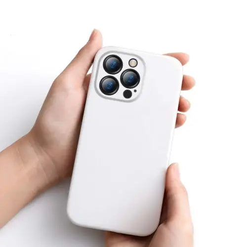 Baseus iPhone 13 Pro case Liquid Silica Gel Protective White (ARYT000402) - iPhone 13