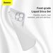 Baseus iPhone 13 Pro Max case Liquid Silica Gel Protective White (ARYT000502) - iPhone 13 Pro