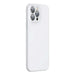Baseus iPhone 13 Pro Max case Liquid Silica Gel Protective White (ARYT000502) - iPhone 13 Pro