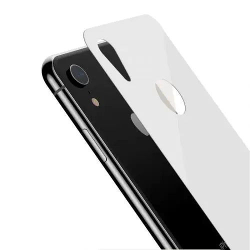 Baseus iPhone Xr 0.3 mm Full coverage curved T-Glass rear Protector White (SGAPIPH61-BM02) - iPhone Xr